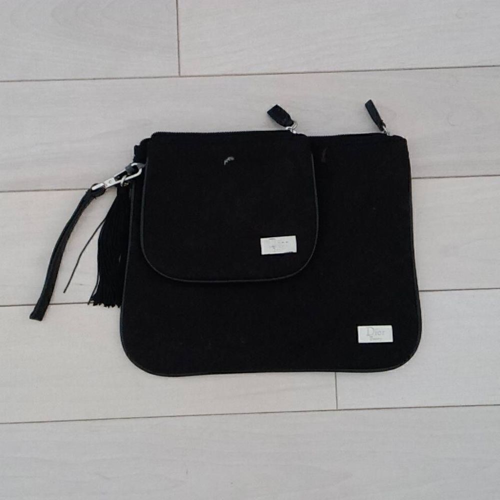 CHRISTIAN DIOR Women's Accessories Organizer Bags Black  - Set of 2